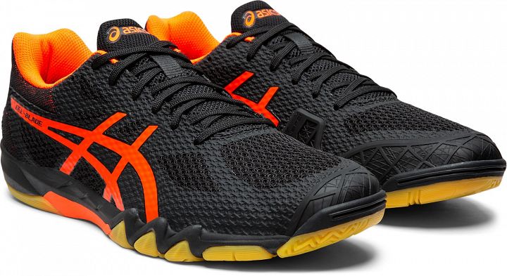 ASICS Gel-Blade 7 Black / Shocking Orange